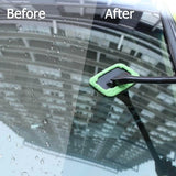 Ergonomic Handled Microfiber Car Window Cleaner